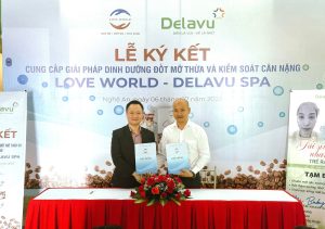 Lễ ký kết hợp tác Love World và Delavu Spa diễn ra thành công tốt đẹp.